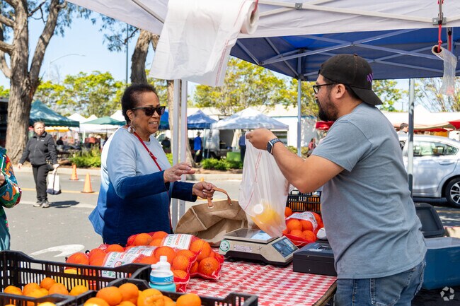 Locals prefer getting their groceries at the San Leandro Bayfair Farmers' Market.