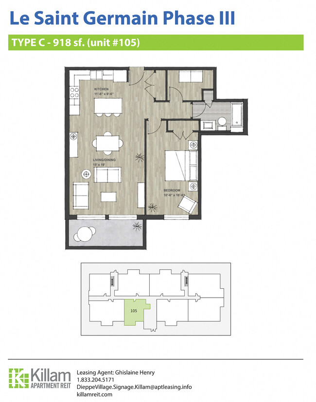 Floorplan - Le Saint Germain at Dieppe Villages