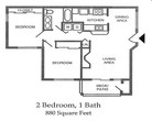 2 Bedroom 1 Bath