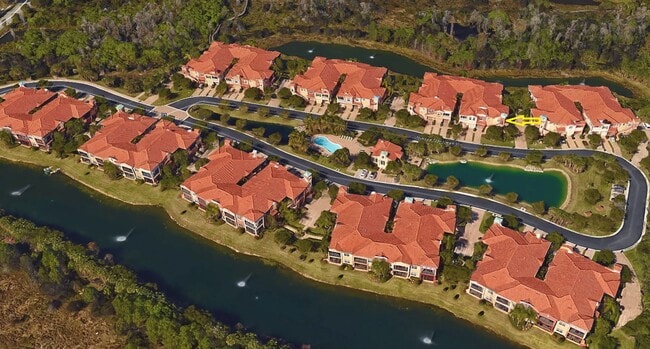 Aerial photo showing location of the unit - 8721 Piazza Del Lago Cir