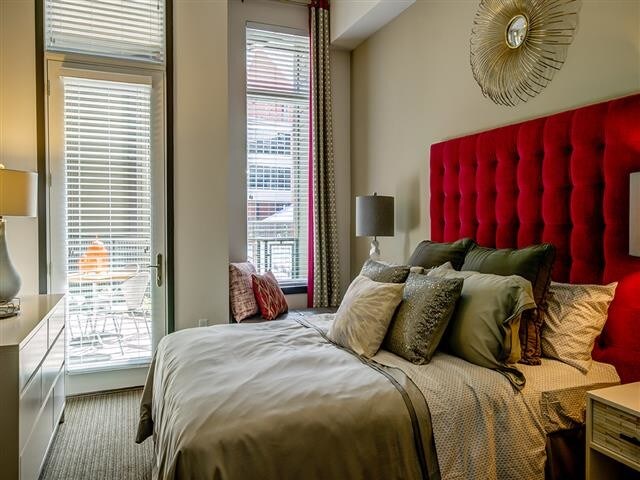Modelo de habitación con patio - The Flats at Taylor Place