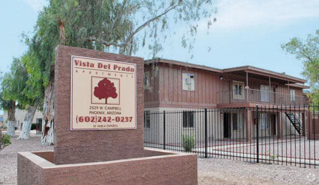Vista Del Prado Als Phoenix Az Apartments Entrance Vista Del Prado