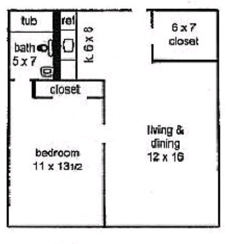 Plano de planta - Clawson Manor Co-op