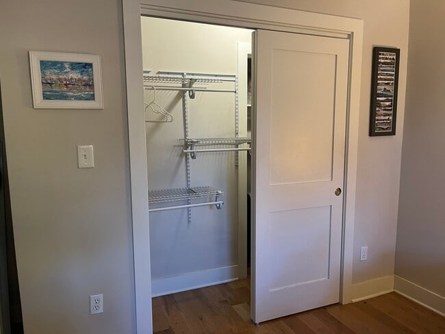 Closet with adjustable racks - 640 Buchanan St NW