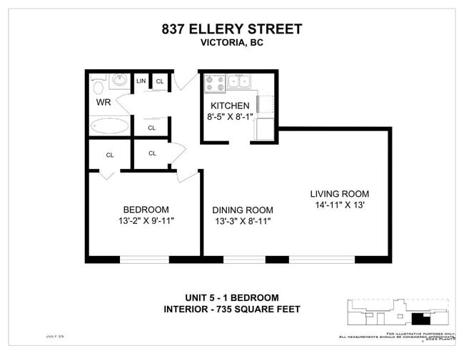 Floorplan - Ellery Street Apartments