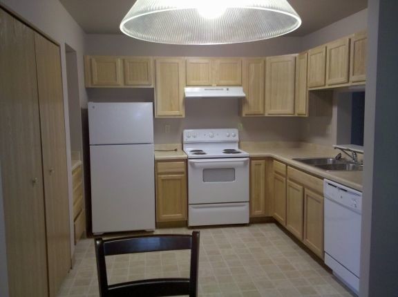 Kitchen with dishwasher and disposal - Pond Street Village