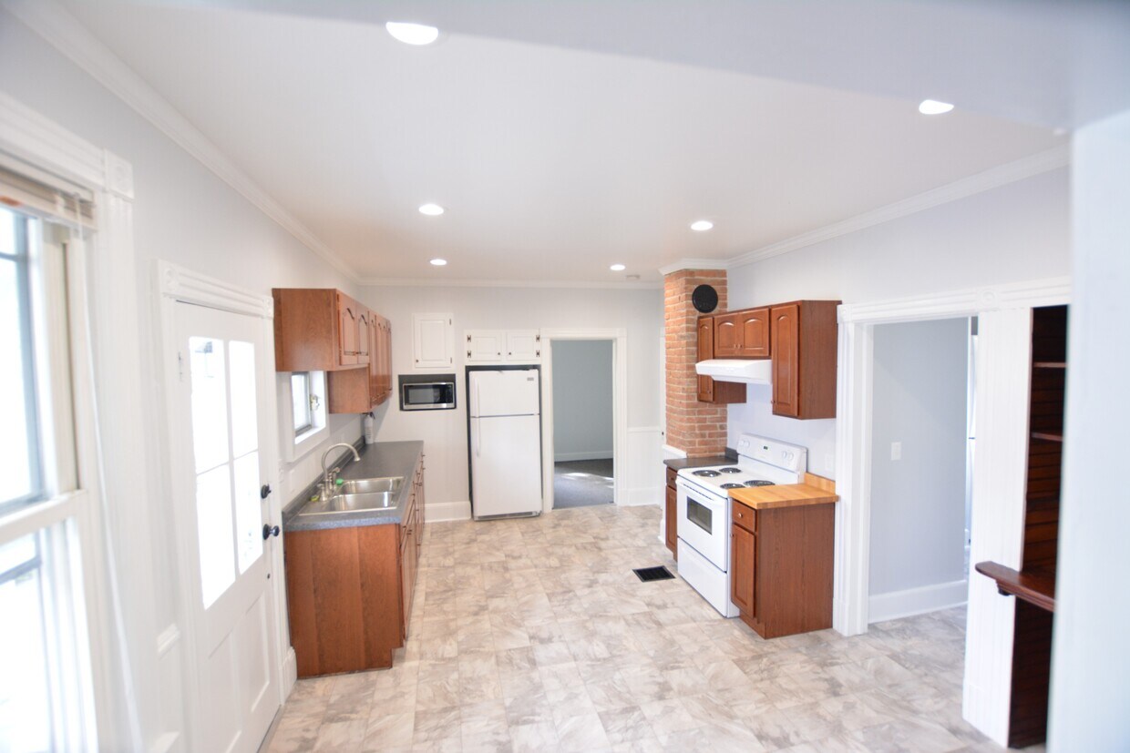 Large Galley Style Kitchen with appliances included - 202 Division Street
