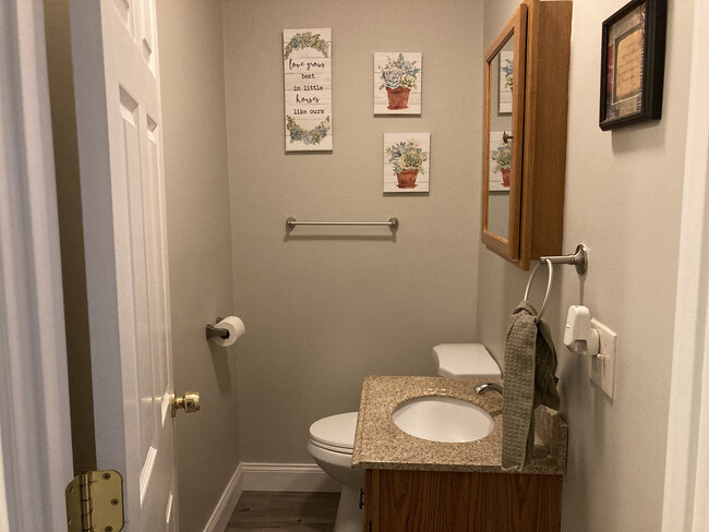2nd floor half bath - 75 Sutton St