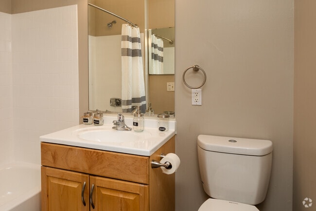 2BR, 2BA - 1,050SF - Primary Bathroom - ReNew Belcamp