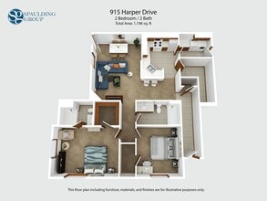 Interior Photo - Harper Court Townhomes