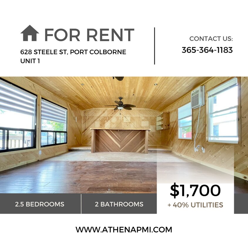 628 Steele St Unit 1, Port Colborne, ON L3K 4Y7 Apartment for Rent in