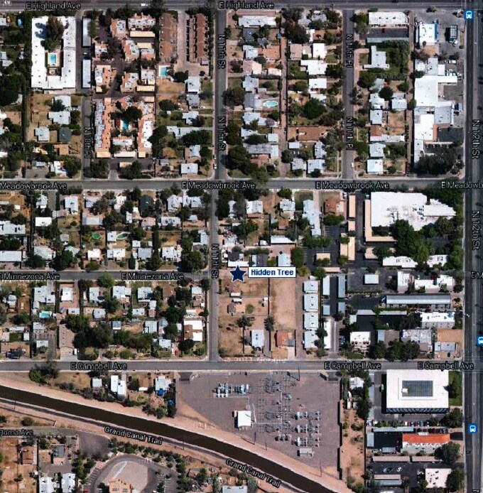 Aerial Photo - Hidden Tree