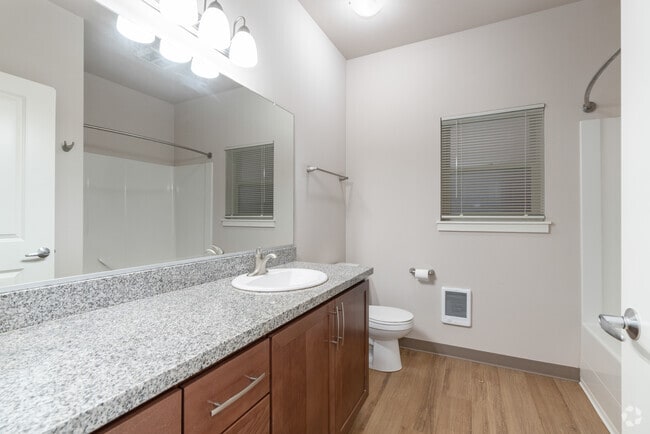 2BR, 2BA - 940SF Secondary Bathroom - 56 Commons Apartments