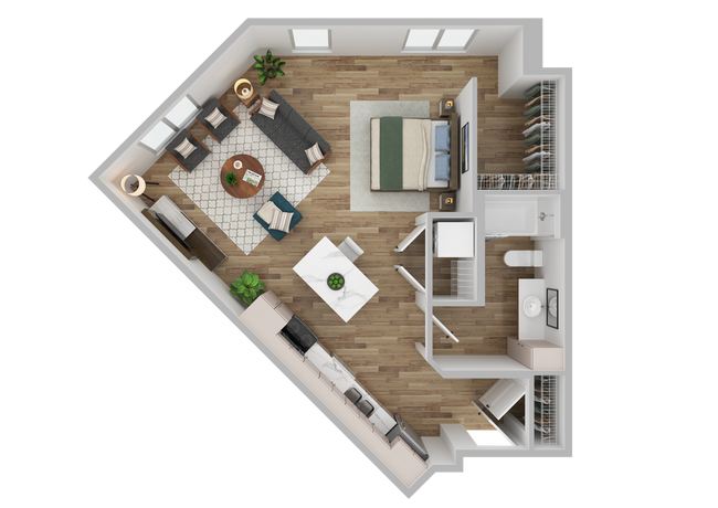 Floorplan - Park and 3rd Lofts