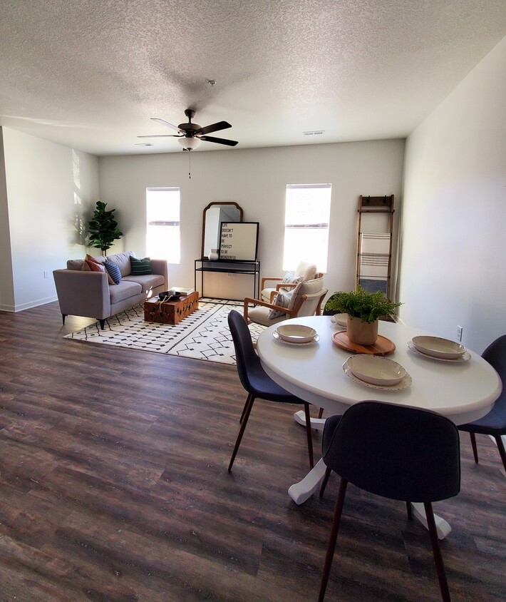 Living and Dining Room - Providence Lane Townhomes