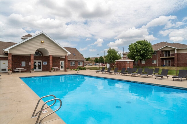 There's no better way to beat the heat than taking a dip in our sparkling pool. - Northbrook Apartments