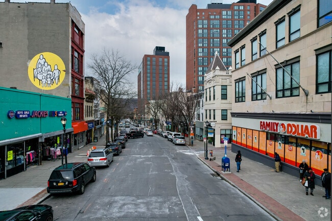 Main St in Hartsdale is lined with shopping opportunities.