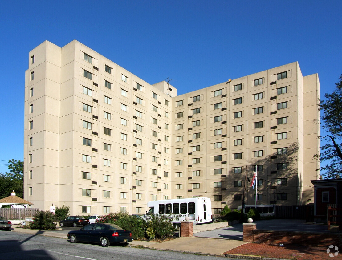 View from the west - Luther Towers II