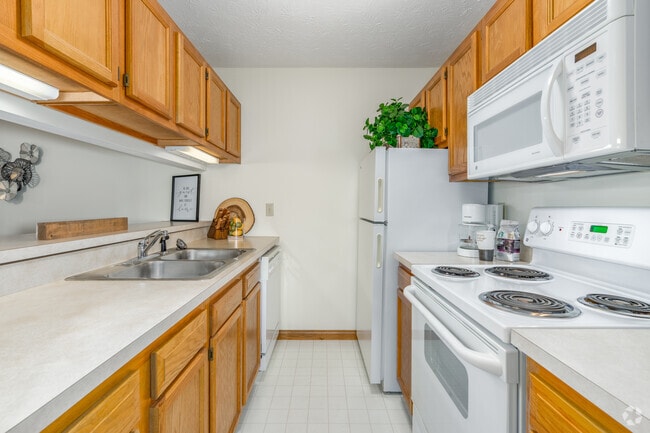 1 dormitorio, 1 baño - 516 pies cuadrados - Cocina - Garden Park Apartments