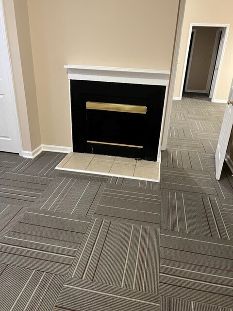 Master bedroom has Fireplace !!! - 1501 Manora Ct