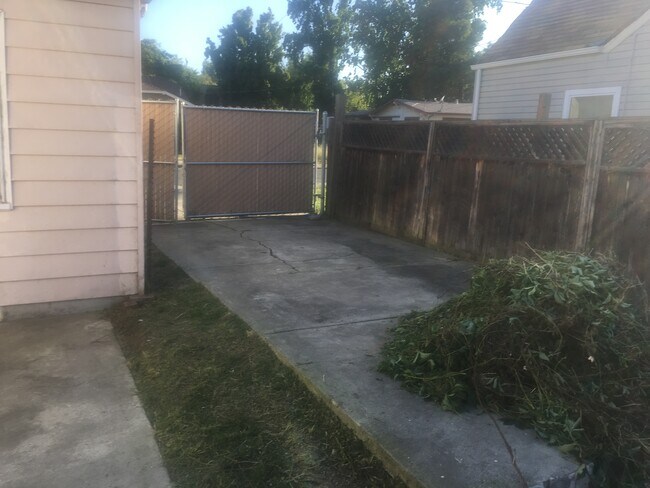 Backyard driveway - 779 E 11th St