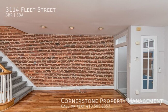 Building Photo - 3 bed, 3 bath I $2500| 3114 Fleet St. Balt...