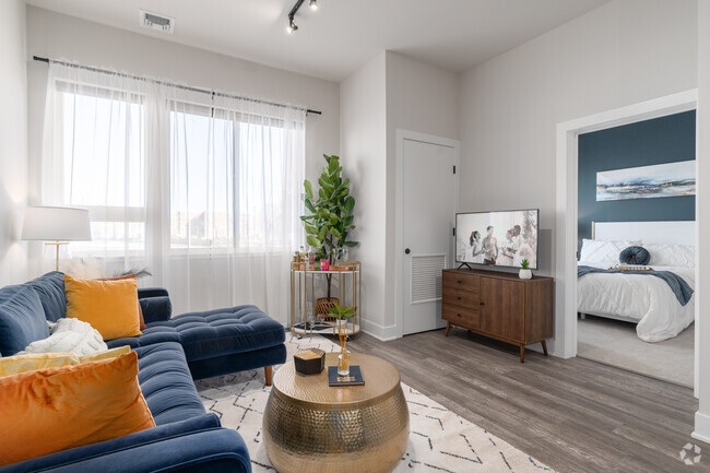 Living Space (D Floor Plan) - Luxor Lifestyle Apartments Lansdale