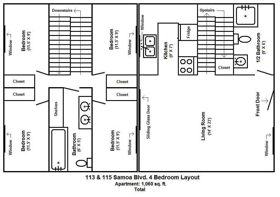 4HAB/1.5BA - Meadowbrook Apartments