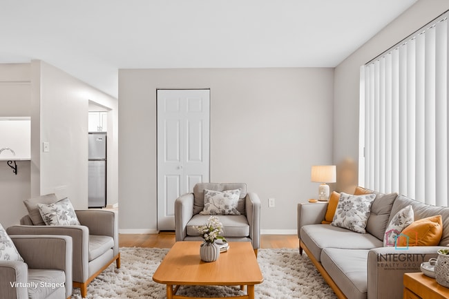 Example of a furnished living room - Clifton Park & Clifton House