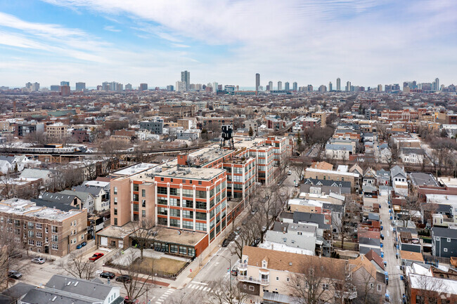 Aerial Photo - Pencil Factory Lofts