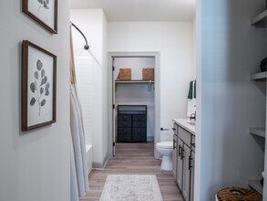 The Sabine: 2BR, 2BA- Secondary Bathroom - The Flats at Ransley