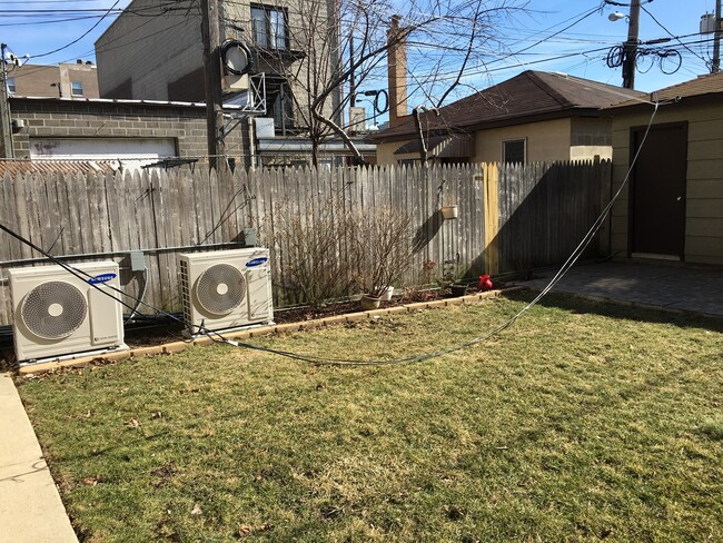 Fenced back yard - 2415 W Cortland St