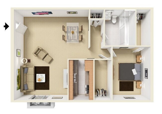 Foto del interior - Hermitage Hills Apartments