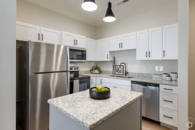 1BR, 1BA - 532SF - Kitchen - 1729 Midtown (Pre-Leasing for June 2025)
