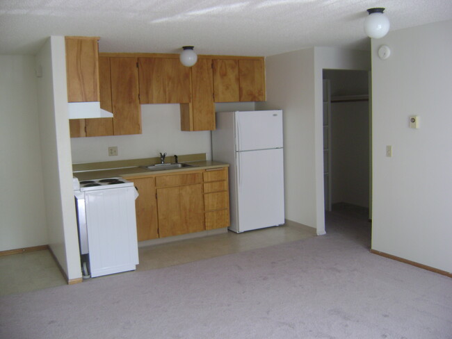 Kitchen 1bd - Parkview Apartments