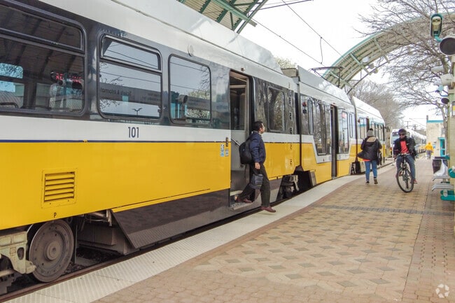 The Parker Road Station is an excellent way to get to and from Plano Park.