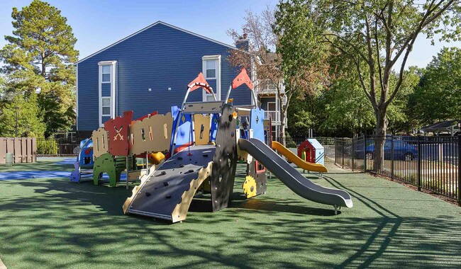 Playground areas throughout for pre-school and school-age children - Bent Tree Apartments