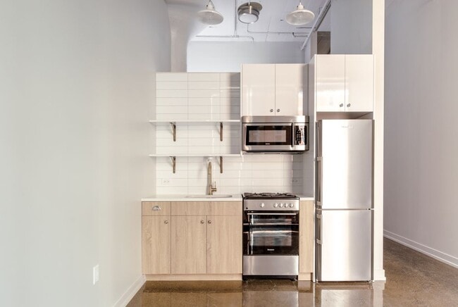 Custom cabinets and Stainless steel appliances - 154 W Erie St