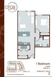 1 Bedroom 1 Bath - A11.1 