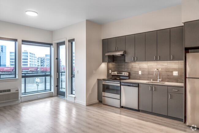 2BR, 1BA, - 784SF - Kitchen - Aria