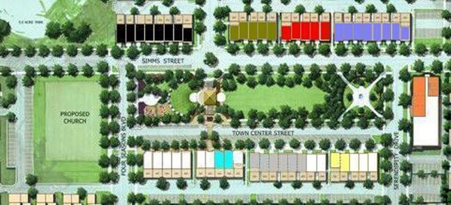 Site Plan - 1719 Town Center St