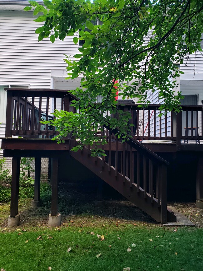 expanded deck from yard - 10 South St