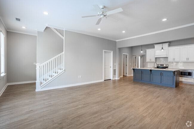 3BR, 3.5BA - 2,795SF - Living Room - Swallowtail Flats Apartments