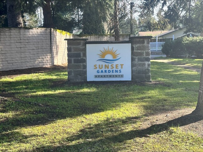 Sunset Garden Sign - Sunset Gardens