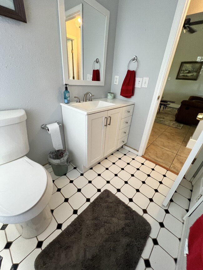 Guest bathroom - 2025 Hempstead Dr