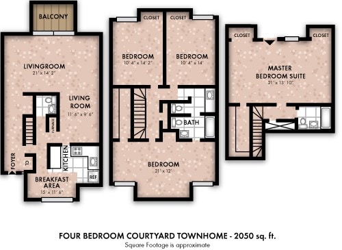 Four Bedroom Townhomes briarwood apartments and townhomes rentals - state college, pa Four Bedroom Townhomes briarwood apartments and townhomes rentals - state college, pa