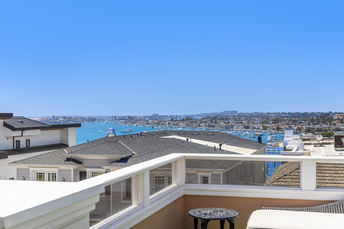 View of the water from the roof deck/off master suite - 302 Carnation Ave