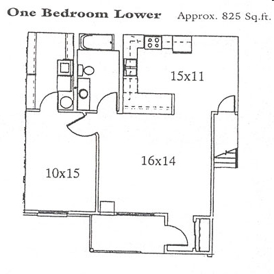 1BR/1BA - Falls Parc Apartments