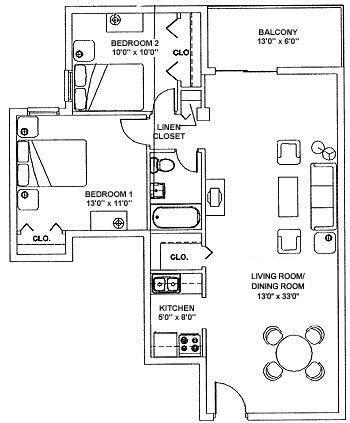 Suite de dos habitaciones - Williard House