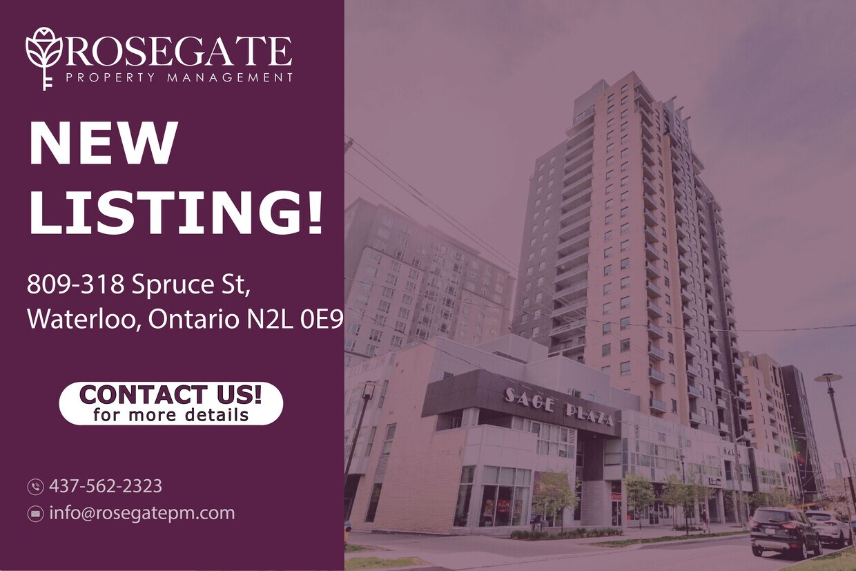 Photo principale - Modern 1-Bedroom Condo in Waterloo – 550 S...
